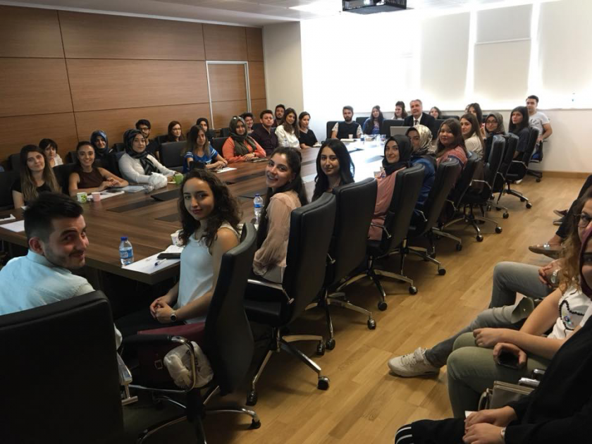 Bakanlığımız İç Denetim Başkanı Ahmet SANDAL tarafından Bakanlığımızın Stajyer Öğrencilerine yönelik