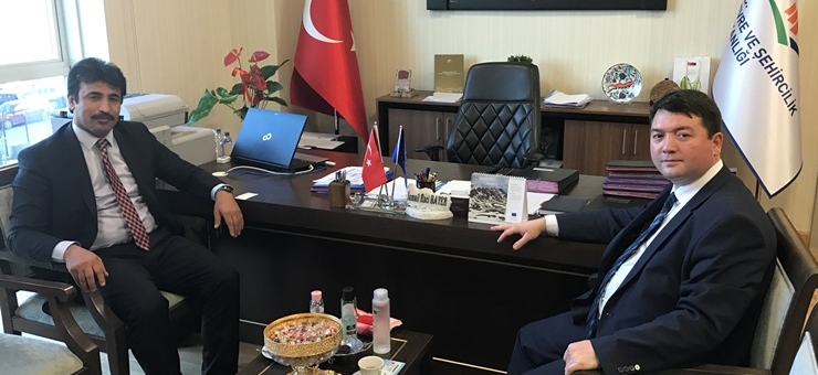 Mayor of Kırıkkale Karakeçeli Mr. Hüseyin ÖZÇELİK, Visited Our Director Mr. Ismail Raci BAYER