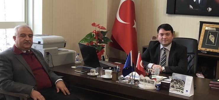 Namık Kemal University Secretary General A.Prof.Dr. Abdullah YINANÇ, Visited Our Director Mr. Ismail Raci BAYER