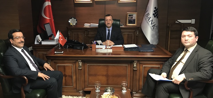 Instructed by our Minister, Our Director Mr. İsmail Raci BAYER, Met with İller Bankası A.Ş. General Manager Mr. Yusuf BÜYÜK, and Mayor of Diyarbakır Mr. Cumali ATİLLA