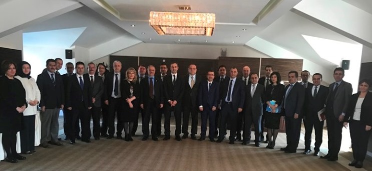 Our Director, Mr. İsmail Raci BAYER, attended the meeting lunch headed by The Undersecretary of the Ministry of EU Affairs Mr. Ahmet YÜCEL (NIPAC) and Undersecretary of the Treasury Mr. Osman ÇELİK (NAO)