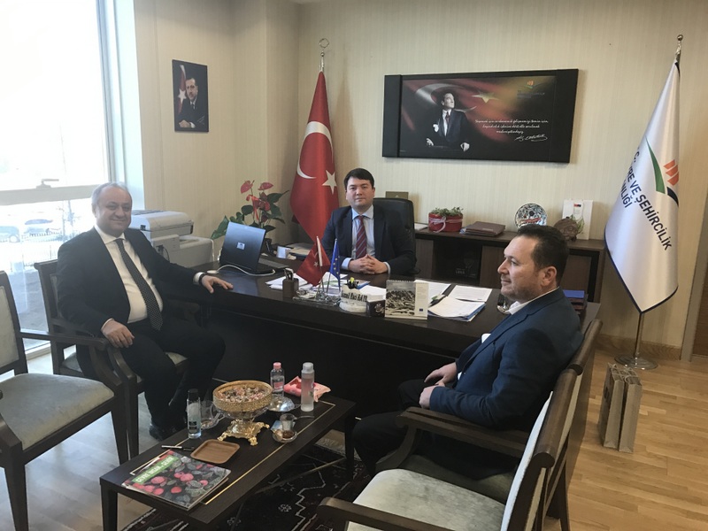 Mayor of Kastamonu Mr. Tahsin BABAŞ and Deputy Mayor Mr. Ahmet SEVGİLİOĞLU, Visited our Director Mr. İsmail Raci BAYER