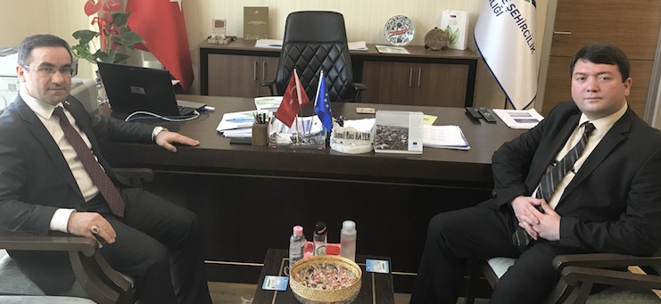 Director of Guidance and Inspection Department Mr. Musa CAN, Visited our Director Mr. İsmail Raci BAYER