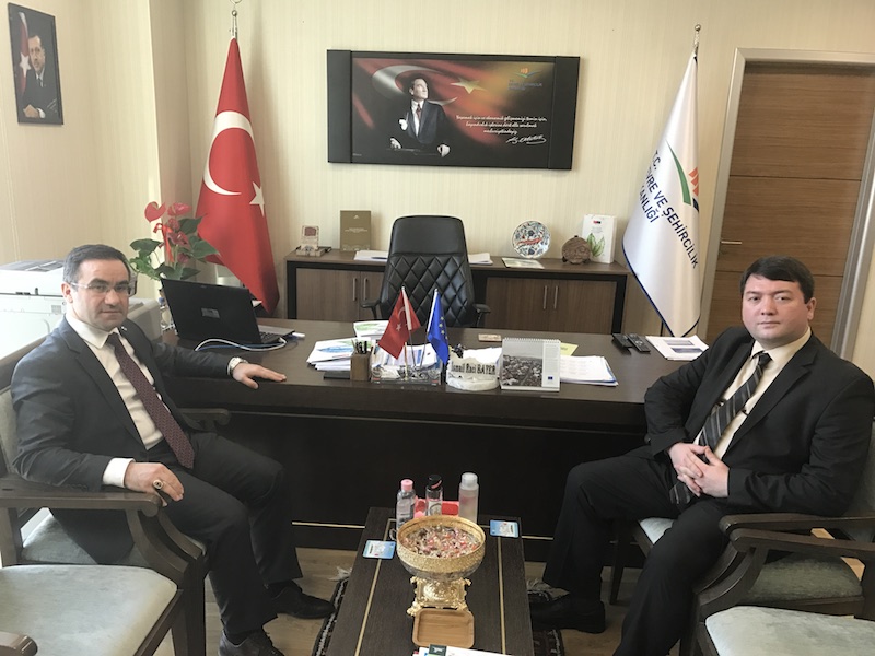 Director of Guidance and Inspection Department Mr. Musa CAN, Visited our Director Mr. İsmail Raci BAYER