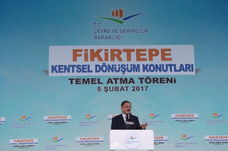 Our Director Mr. İsmail Raci BAYER, in the presence of our Prime Minister and Minister, attended the Groundbreaking Ceremony of Fikirtepe Urban Transformation Project