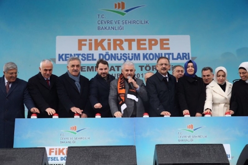 Our Director Mr. İsmail Raci BAYER, in the presence of our Prime Minister and Minister, attended the Groundbreaking Ceremony of Fikirtepe Urban Transformation Project