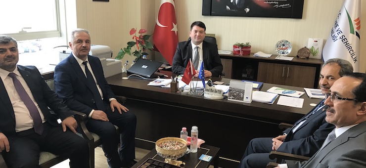 Mayor of Konya Akşehir Dr. Salih AKKAYA and General Manager of KOSKI Mr. Ercan USLU, Assistant General Manager Mr. Ahmet DEMİR and Head of Department Mr. Erol BİRCAN, Visited our Director Mr. İsmail Raci BAYER