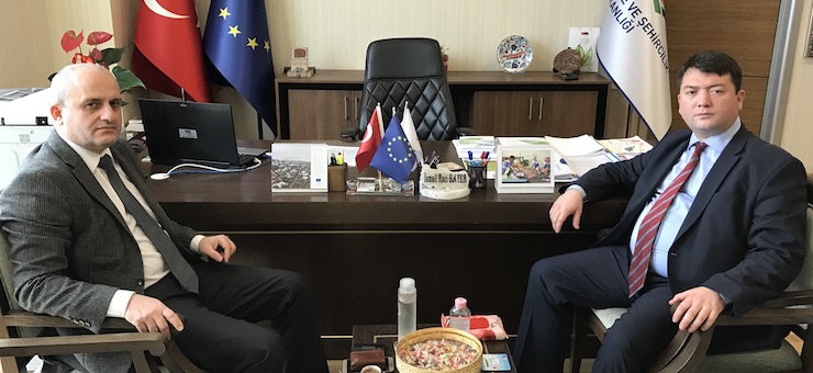 TİSKİ Department Head Mr. Nevzat KAMİLOĞLU, Visited Our Director Mr. İsmail Raci BAYER.