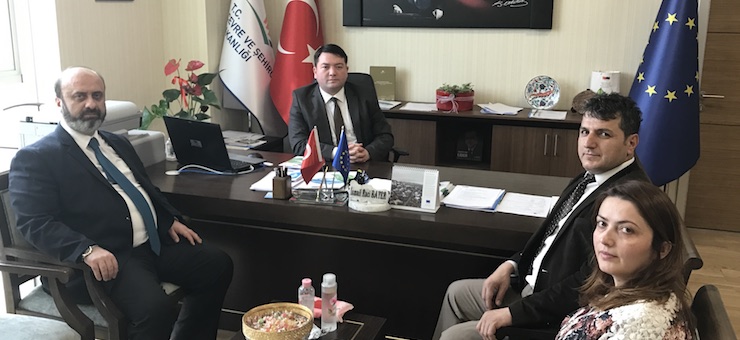 Mayor of Çorum, Mr. Alper ZAHİR, Visited Our Director Mr. İsmail Raci BAYER