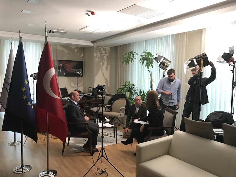 Interviews on the activities of our Department with Deputy Undersecretary of the Program Authority Mr. Mücahit DEMİRTAŞ and with our Director Mr. İsmail Raci BAYER were held.