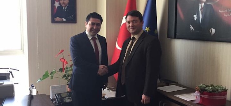 Counsellor to our Minister, Assistant Professor Dr. Zülfikar BAYRAKTAR, visited Our Director Mr. İsmail Raci BAYER.