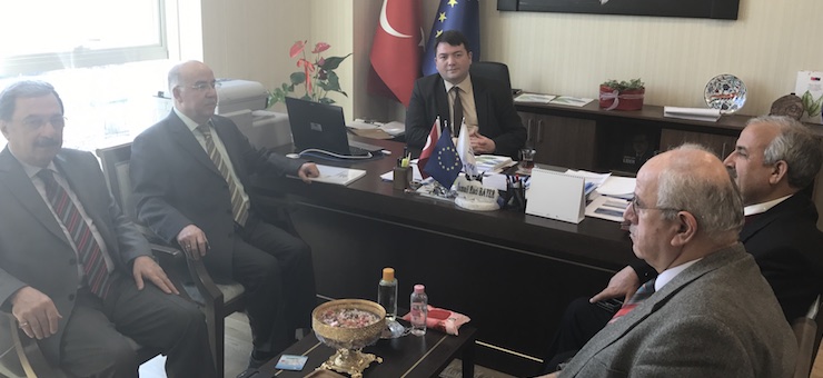 Counselors of Our Ministry's Project Evaluation Group visited Our Director Mr. İsmail Raci BAYER.