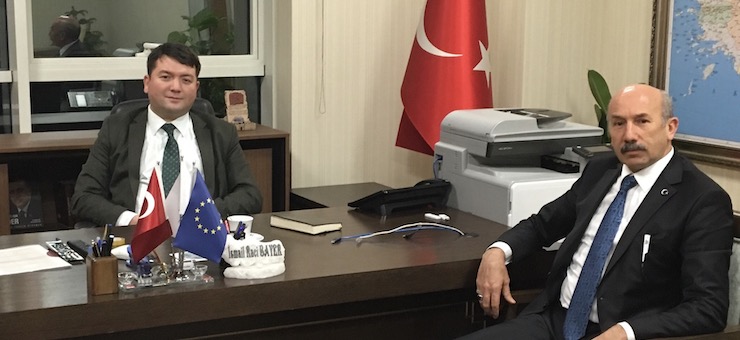 Director of Education and Publication Department Mr. Mehmet KUBAT, visited Our Director Mr. İsmail Raci BAYER.