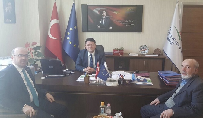  Deputy Major of Bilecik Bozuyük Municipality Mr. Hayrettin ELDEMİR visited our director Mr. İsmail Raci BAYER