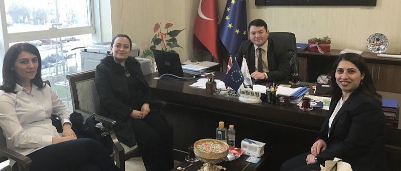 Assoc. Prof. Dr. Filiz DADAŞER ÇELİK, Assoc. Prof. Dr. Nuray ATEŞ and Assoc. Prof. Dr. Nimet VAROLAN UZAL, visited our director Mr. İsmail Raci BAYER.