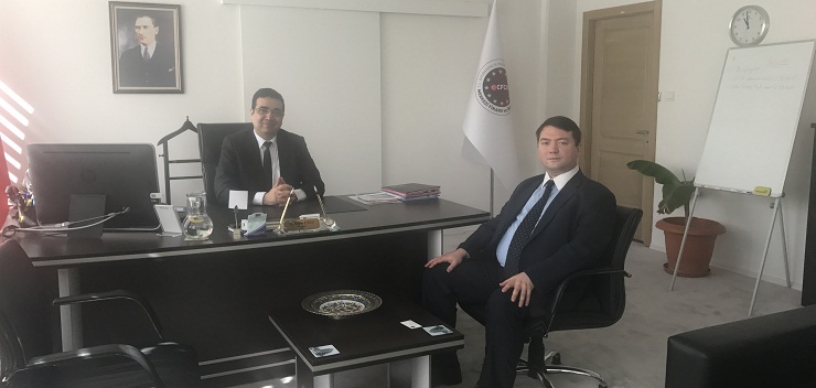 Our Director Mr. İsmail Raci BAYER, visited the Director of Central Finance and Contracting Unit (cfcu) Mr. Mehmet Selim USLU  to congratulate him for his new position.