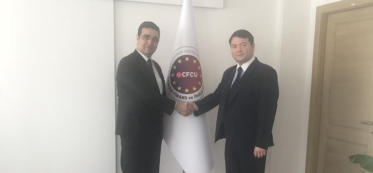 Our Director Mr. İsmail Raci BAYER, visited the Director of Central Finance and Contracting Unit (cfcu) Mr. Mehmet Selim USLU  to congratulate him for his new position.