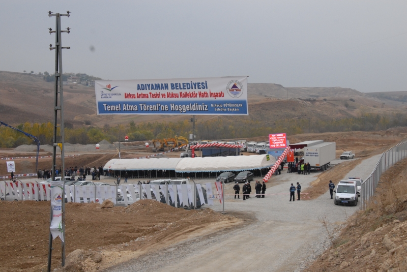 Groundbreaking Ceremony for Construction of Adıyaman Wastewater Treatment Plant