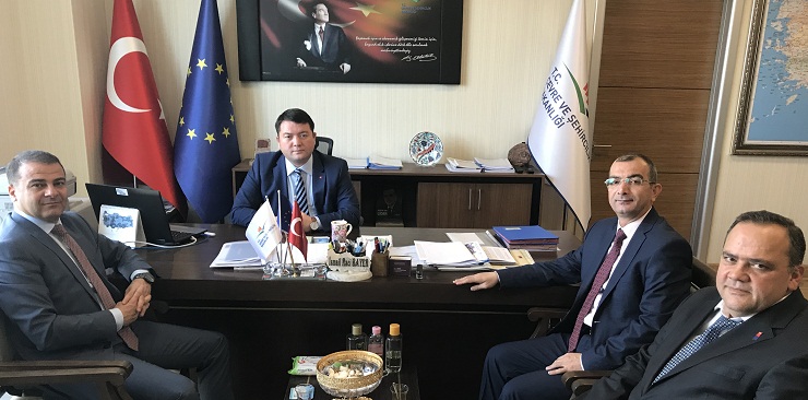 District Governer and at the same time the Deputy Mayor of Erciş Mr. Mehmet Şirin YAŞAR and the Deputy President Mr. Mehmet MARUFOĞLU visited our Director Mr İsmail Raci BAYER.