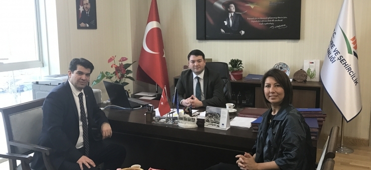 Executives of EU Ministry Visited our Director Mr. İsmail Raci BAYER