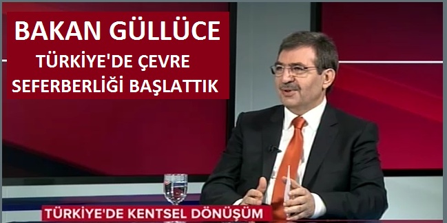 BAKAN GÜLLÜCE TRT HABER'E KONUK OLDU