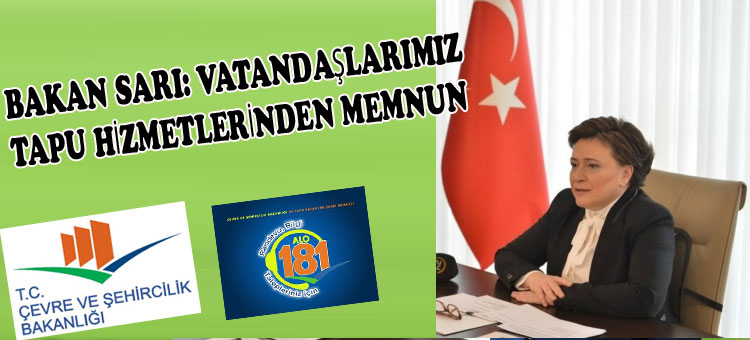 Tapu Kadastro aramalarının adresi Alo 181