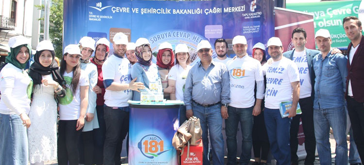 Çağrı Merkezimiz Dünya Çevre Günü etkinliklerine katıldı