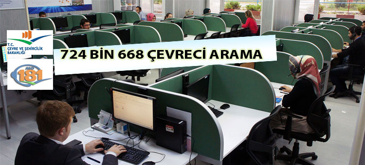 ÇEVRE İÇİN VATANDAŞA 7/24 HİZMET 