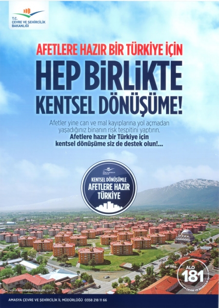 Altyapı ve Kentsel Dönüşüm Bilgilendirme Afişleri