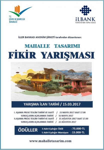 İLLER BANKASI A.Ş. TARAFINDAN DÜZENLENEN MAHALLE TASARIMI FİKİR YARIŞMASI