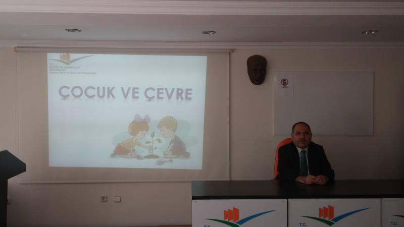 Minik Çevreciler Müdürlüğümüzde.