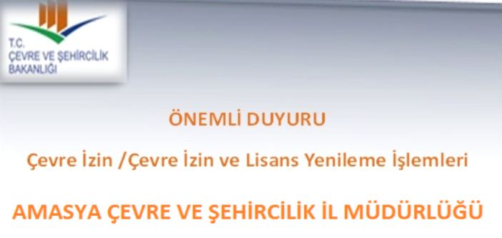 Çevre İzin Ve Lisans Yenileme İşlemleri