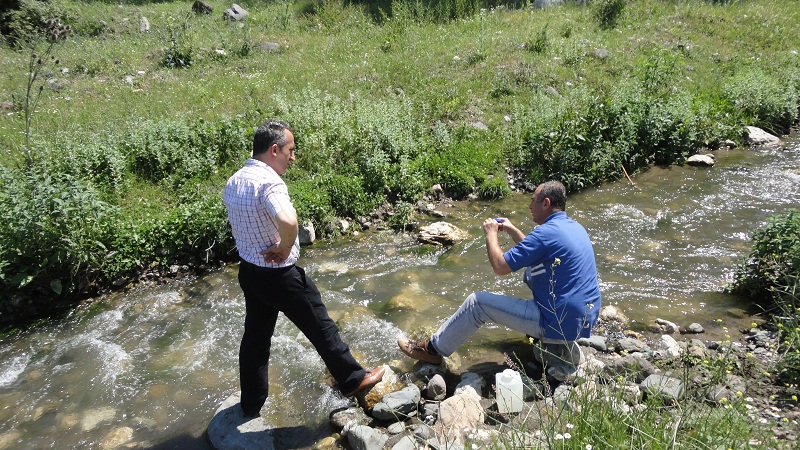 Anadolu Su Havzaları Projesi Kapsamında İlimizdeki Su Kaynaklarından Numune Alımı