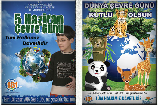 05 Haziran Dünya Çevre Günü Programımıza Tüm Halkımız Davetlidir.