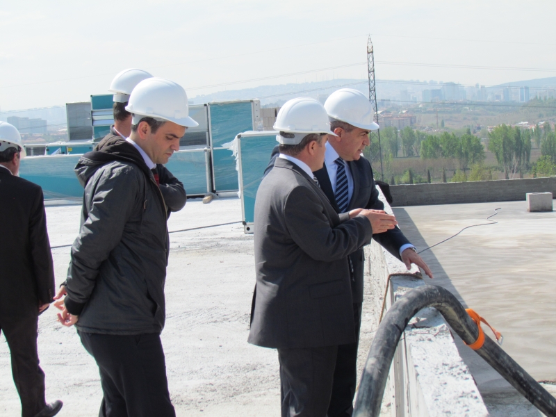 Ankara Gıda Kontrol Laboratuvar Müdürlüğü Hizmet Binası İnşaatı İncelendi