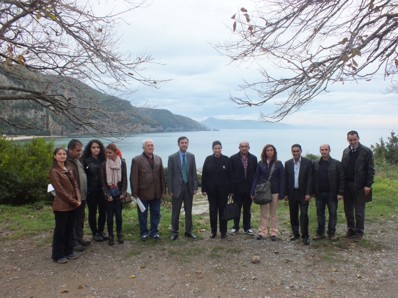 İL MÜDÜRLÜĞÜMÜZ TVK ŞUBE MÜDÜRLÜĞÜNCE BARTIN İLİNDE BULUNAN BAZALT SÜTÜNLARI YERİNDE İNCELENDİ