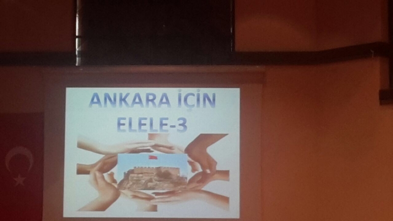 3. ANKARA İÇİN ELELE PROJESi  BİLGİLENDİRME TOPLANTISI GERÇEKLEŞTİRİLDİ