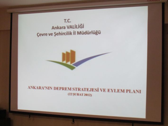 ANKARA İLİ DEPREM STRATEJİSİ VE EYLEM PLANI