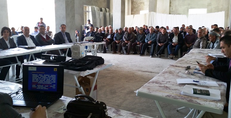 Kaş Kasaba Projesi Kıbrıs Barajı Yapımı Nedeniyle İskan Bilgilendirme Toplantısı Yapıldı