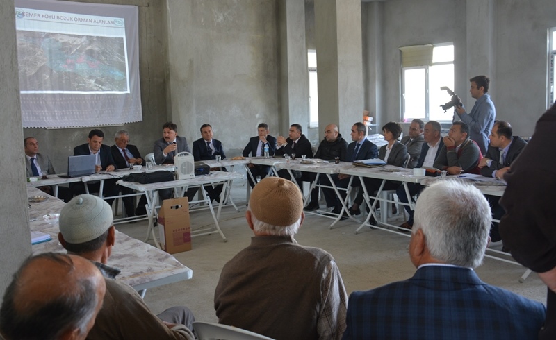 Kaş Kasaba Projesi Kıbrıs Barajı Yapımı Nedeniyle İskan Bilgilendirme Toplantısı Yapıldı