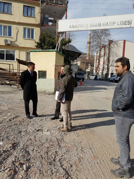 Merkez İmam Hatip Lisesi ve Yurt İnşaatı İncelemesi