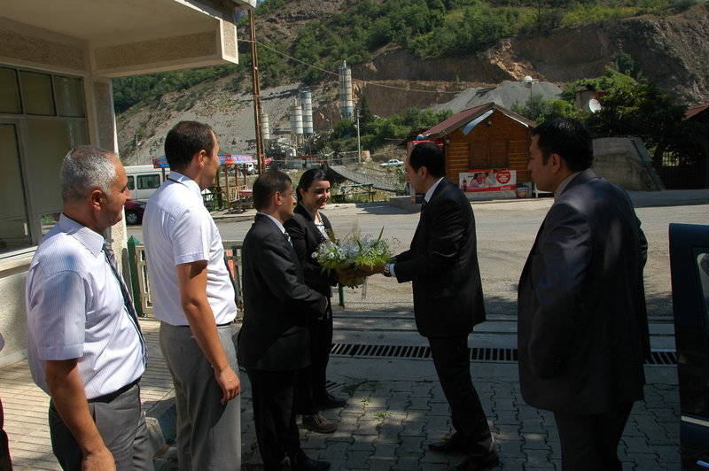 Artvin Valimiz Sn Necmettin KALKAN ın müdürlüğümüzü ziyareti