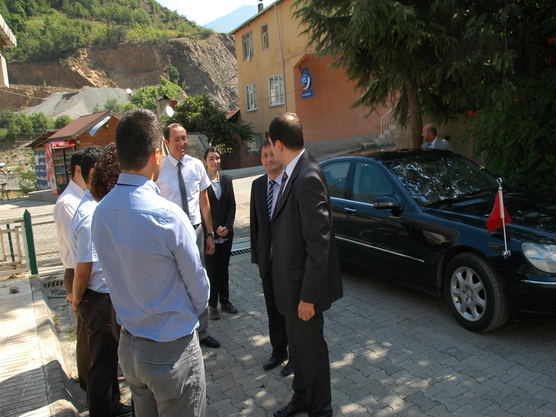 Artvin Valimiz Sn Necmettin KALKAN ın müdürlüğümüzü ziyareti