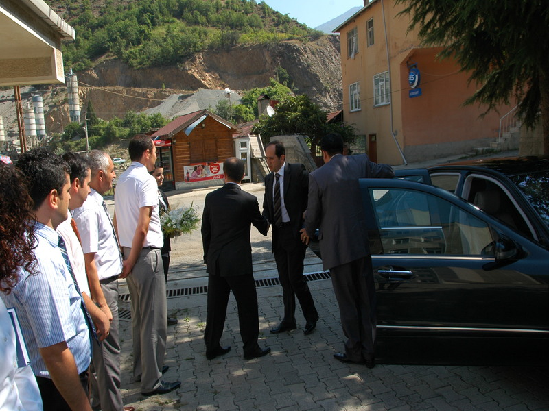 Artvin Valimiz Sn Necmettin KALKAN ın müdürlüğümüzü ziyareti