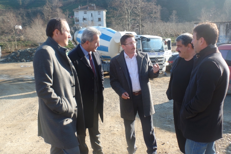 Arhavi Fen Lisesi Öğrenci Yurdu Arazi İncelemesi