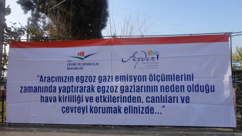 EGZOZ GAZI VE GÜRÜLTÜ KİRLİLİĞİ HAKKINDA AFİŞ ASILDI