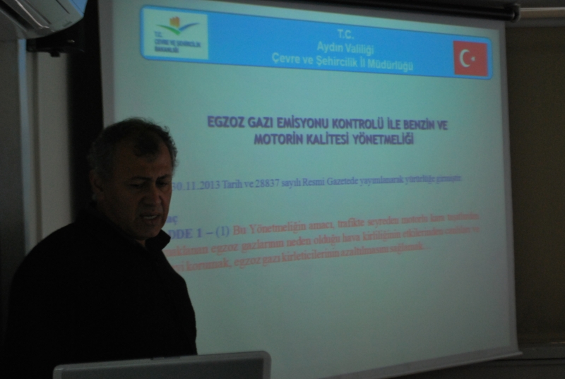 "Egzoz Gazı Emisyonu Kontrolü İle Benzin ve Motorin Kalitesi Yönetmeliği Kapsamında Bilgilendirme Toplantısı