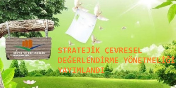 STRATEJİK ÇEVRESEL DEĞERLENDİRME YÖNETMELİĞİ