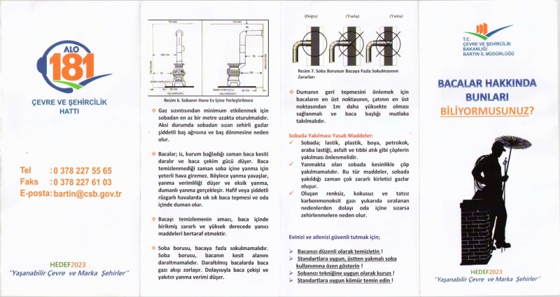 BROŞÜR VE ÇIKARTMALAR DAĞITILDI