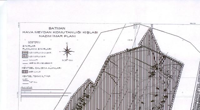 Batman Hava Meydan Komutanlığı İmar Planı